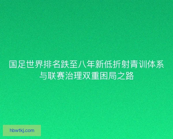国足世界排名跌至八年新低折射青训体系与联赛治理双重困局之路